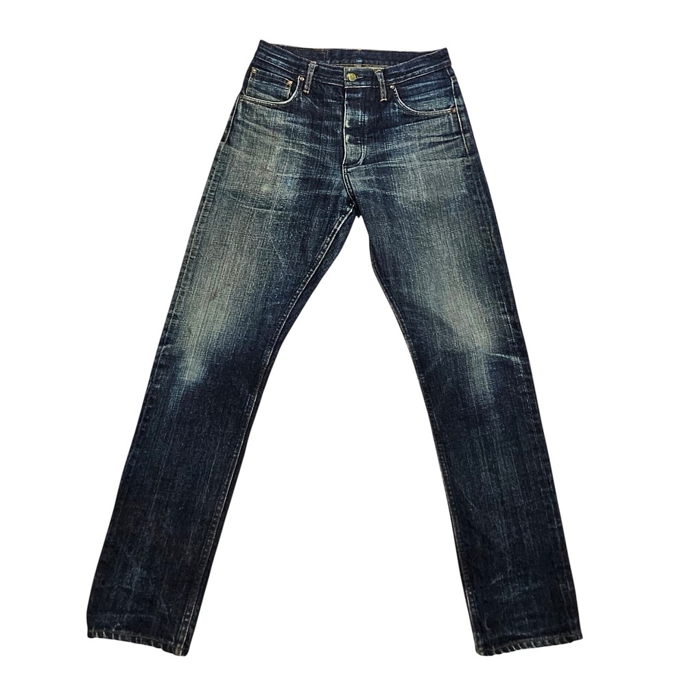 Left field NYC X Franklin & Poe Selvedge Jeans Mens 29 30 X 30 Low Drag Indigo